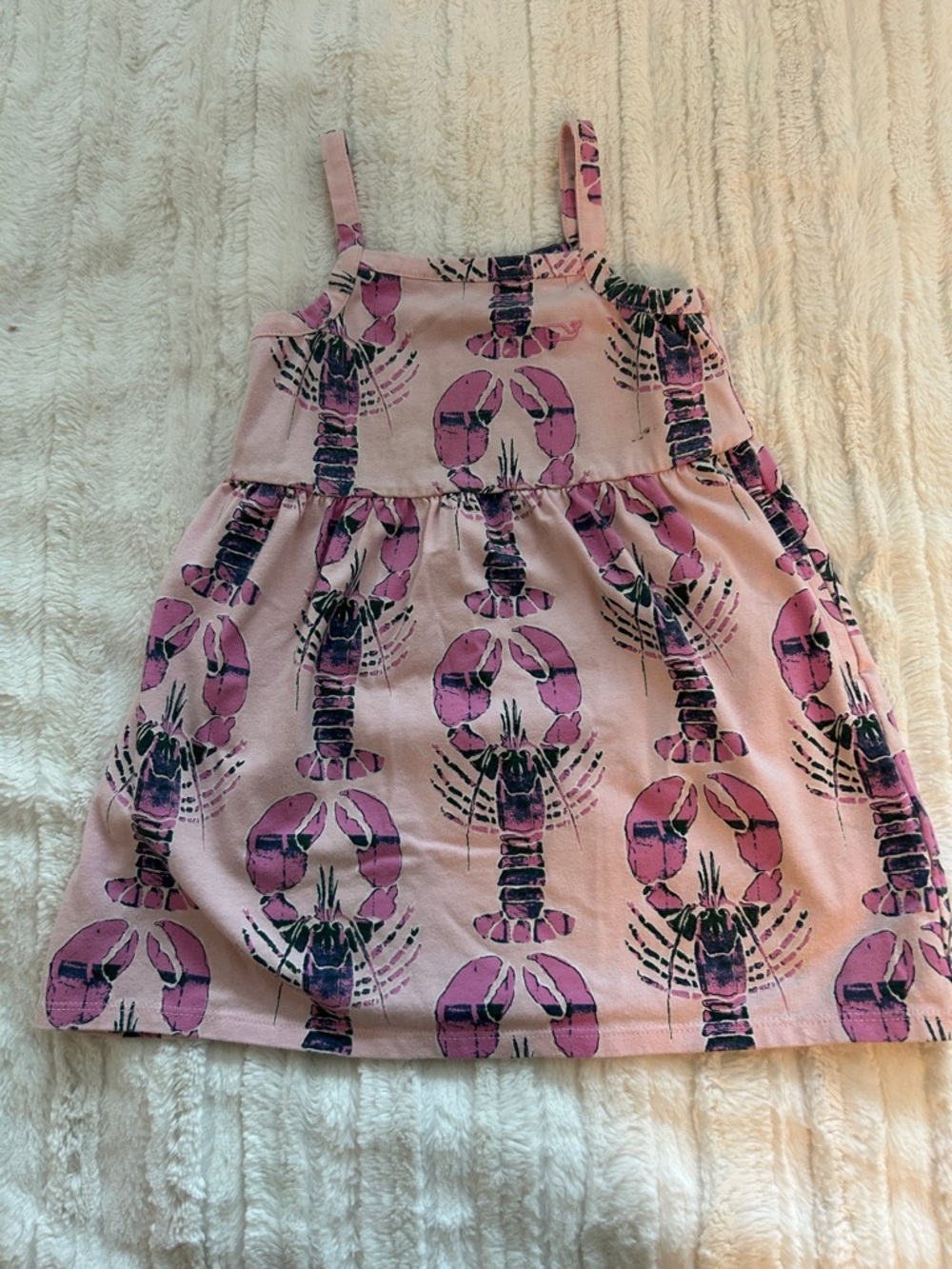 VV Pink Lobster Tank Dress, 2T